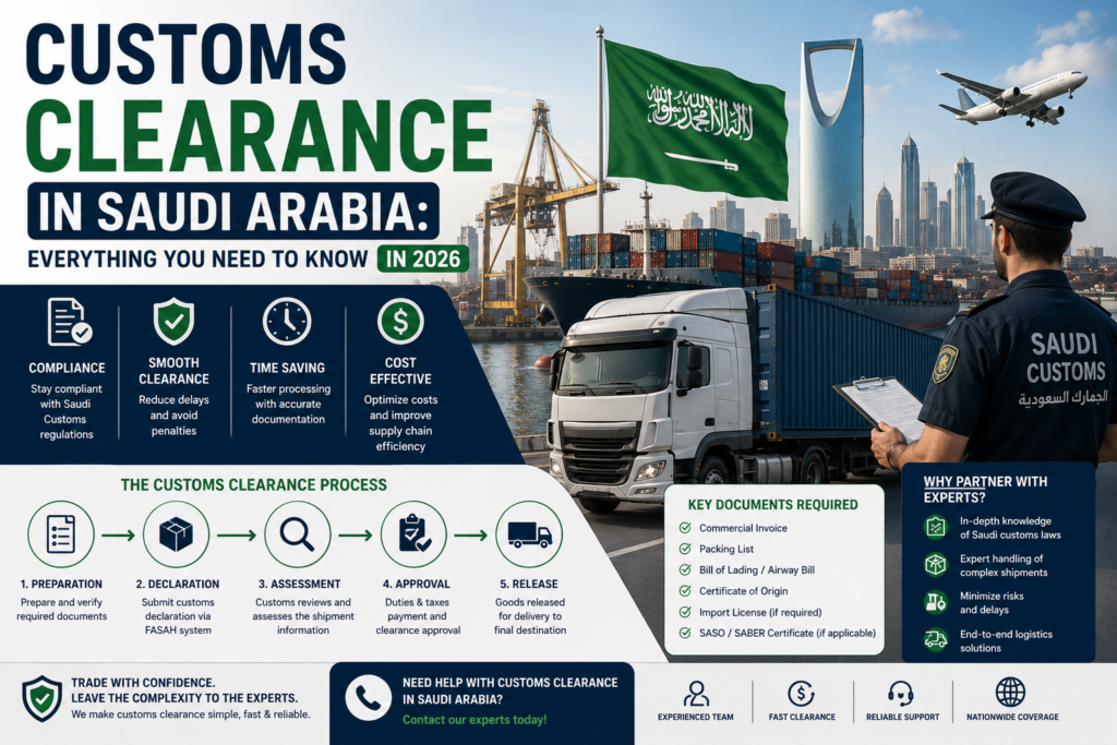 Customs Clearance in Saudi Arabia: Everything You Need to Know in 2026 1 Customs Clearance in Saudi Arabia